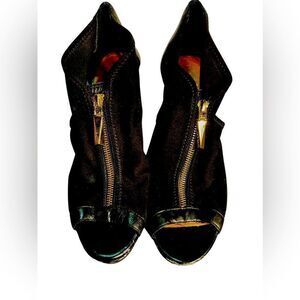 Vince Camuto - Black Nylon Wedges